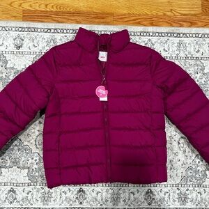 The Children's Place Magenta Puffer Jacket